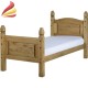 Corona 3ft Single Pine Bed High Foot End